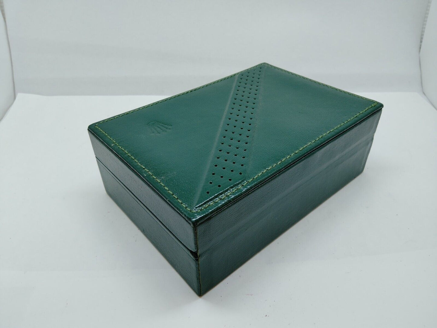 VINTAGE GENUINE ROLEX watch box case no inner cushion 68.00.06 Green 0521003y10S