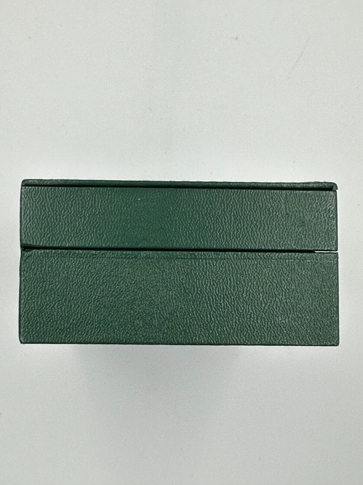 VINTAGE GENUINE ROLEX Green watch box case wood leather 2 set 240128003m6A