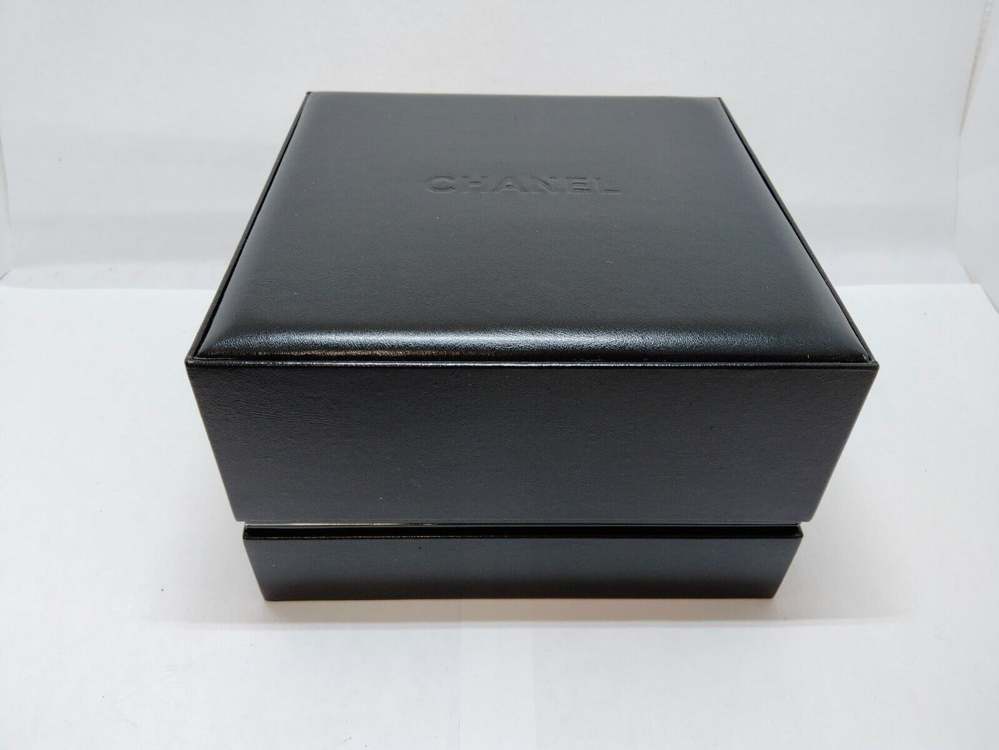 VINTAGE GENUINE CHANEL J12 watch case box box booklet black 0529012yS