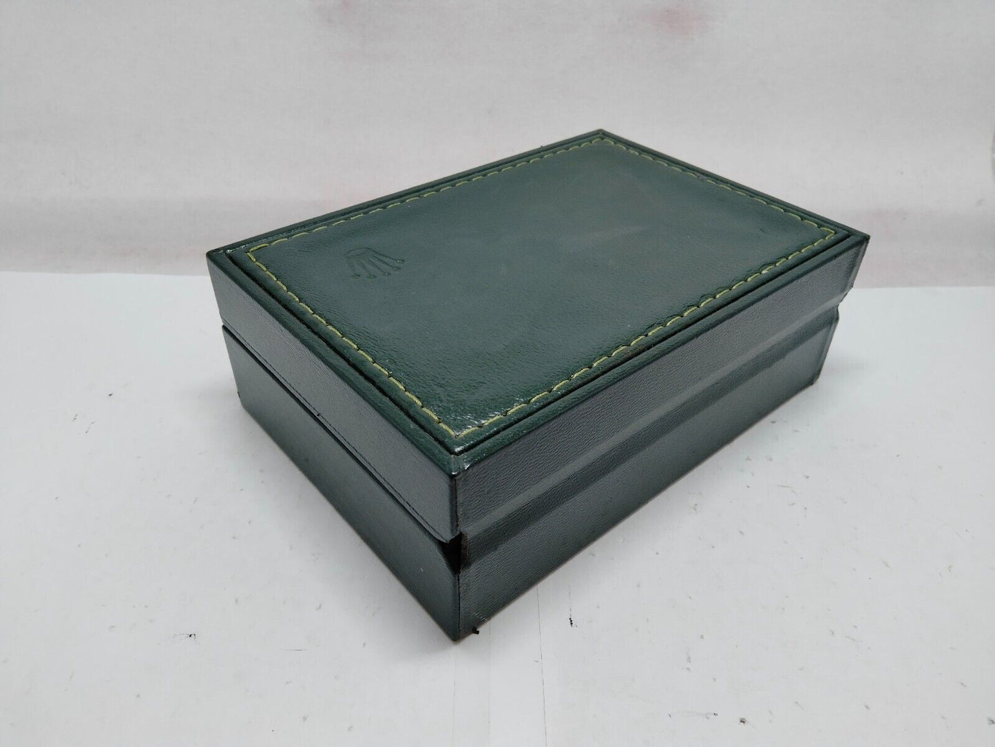 VINTAGE GENUINE ROLEX watch box case 68.00.02 Green no inner wood 0208001y4S