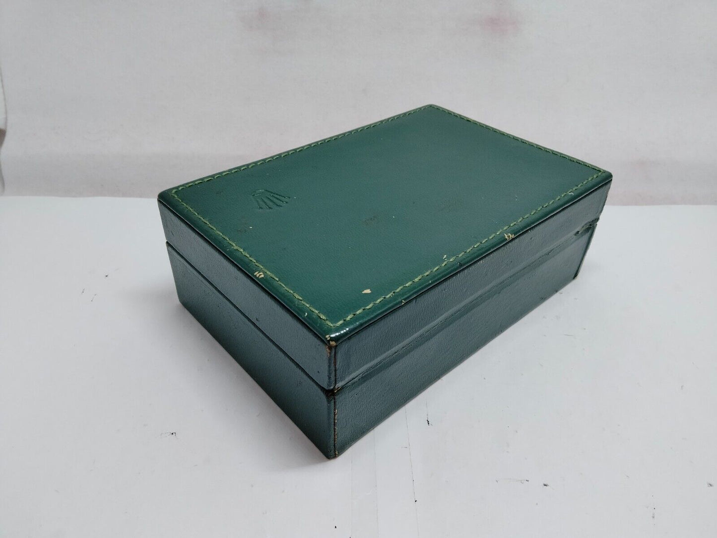 VINTAGE GENUINE ROLEX watch box case 68.00.06 no inner wood green 0119004y8S