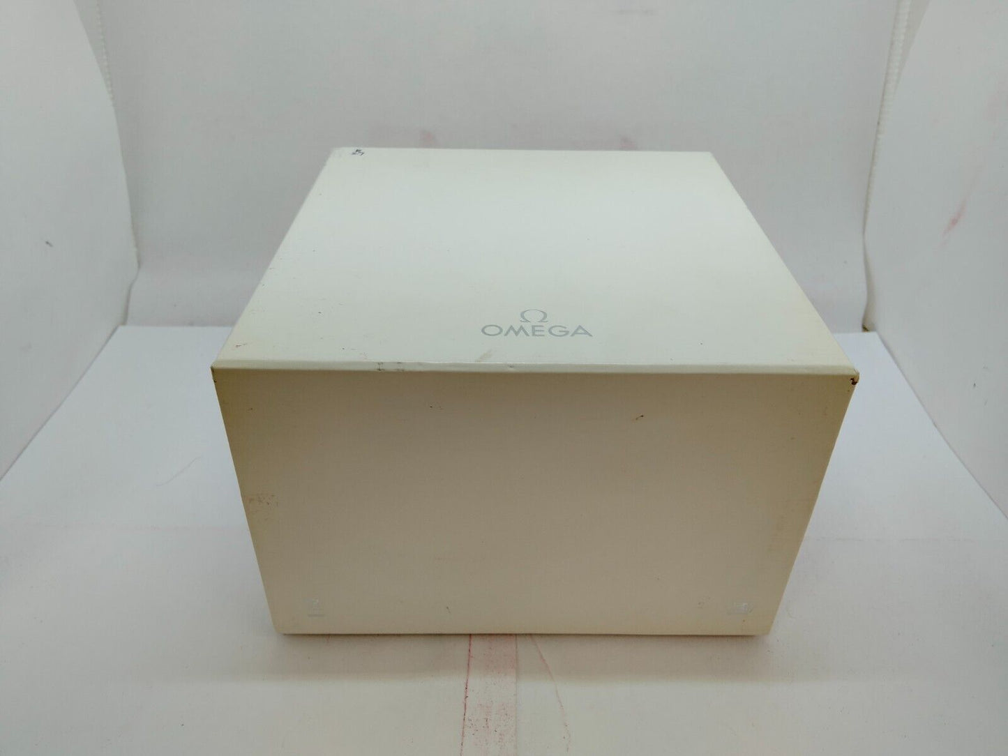 GENUINE OMEGA Speedmaster Seamaster Red watch box case booklet  Link  0914001yS