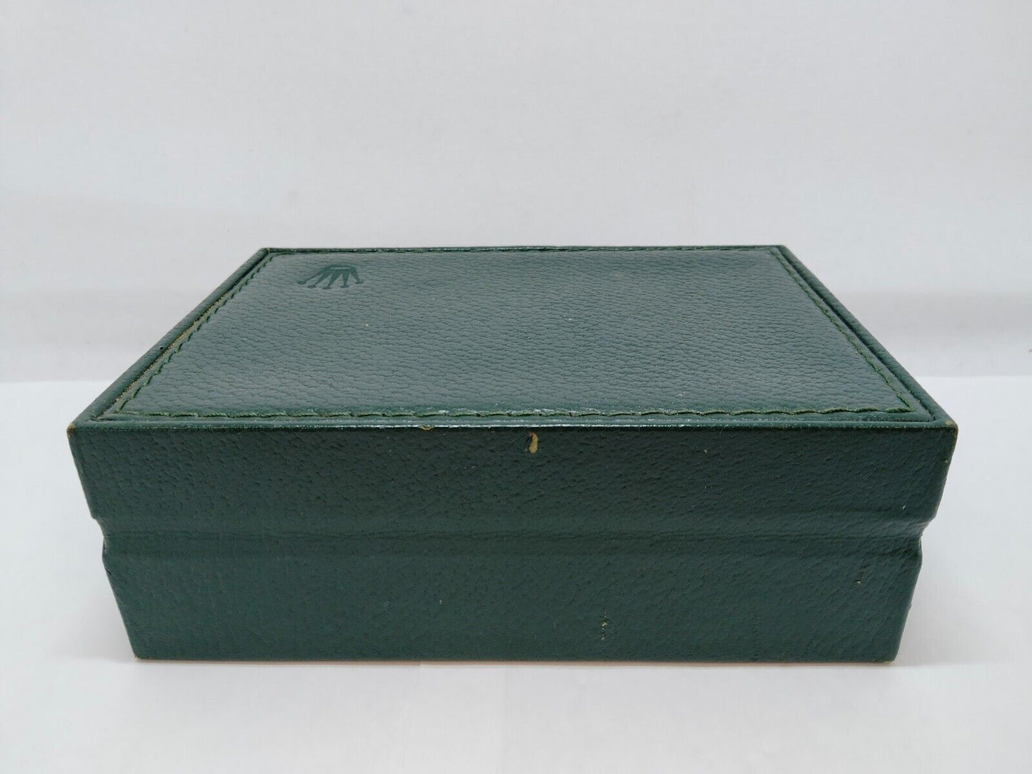 VINTAGE GENUINE ROLEX watch box case no inner cushion 68.00.55 Green 0611002yS