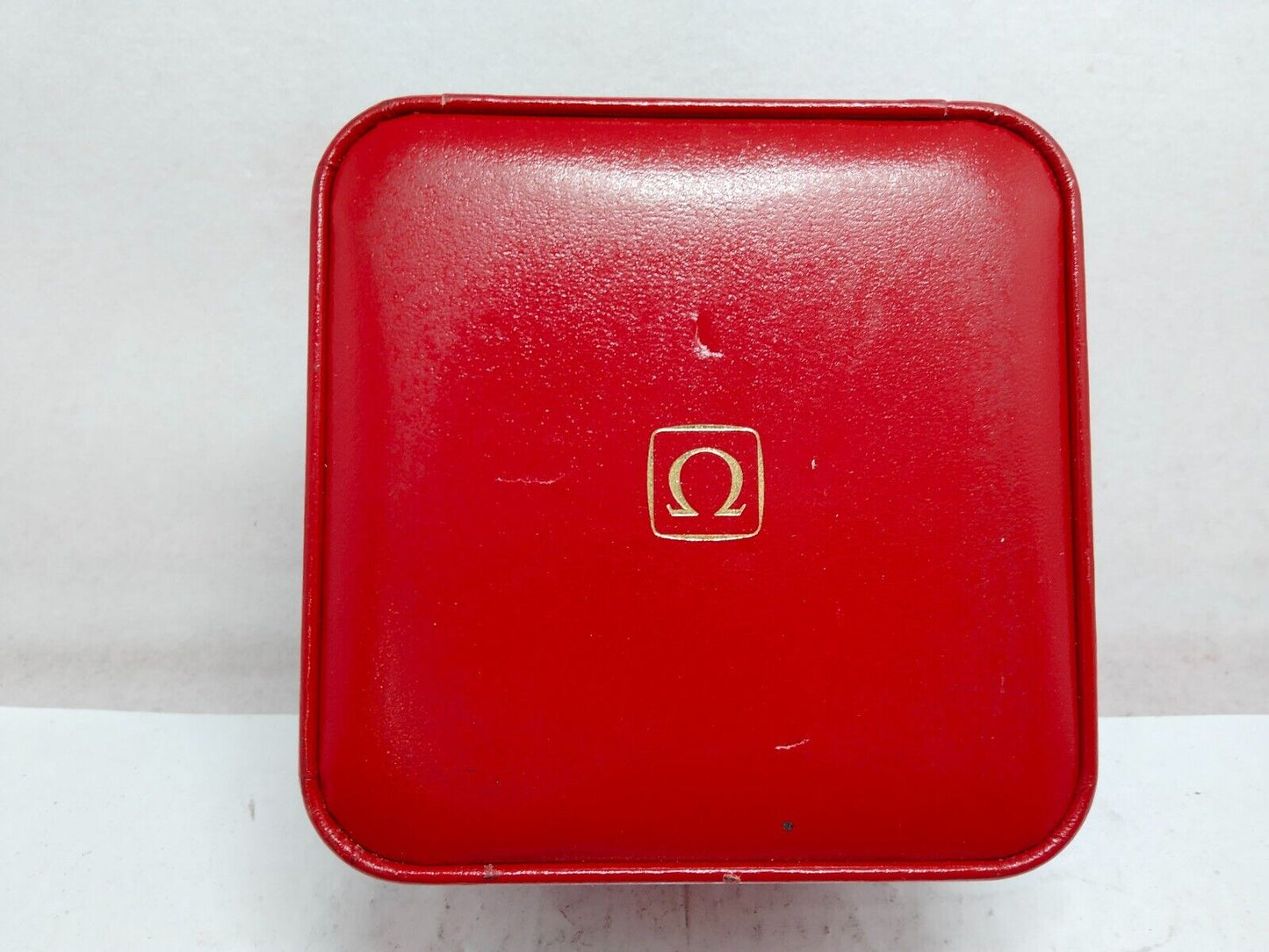 GENUINE OMEGA Speedmaster Seamaster Red watch box case no inner 230606010y6S