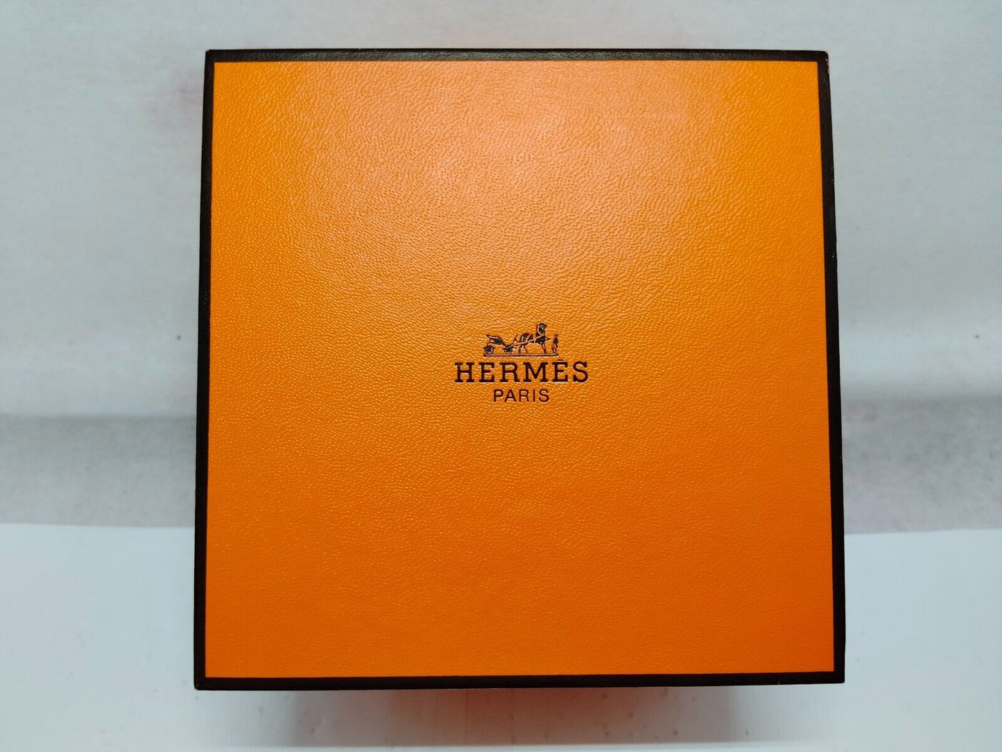 VINTAGE GENUINE HERMES orange case leather watch box case booklet 230730010yS