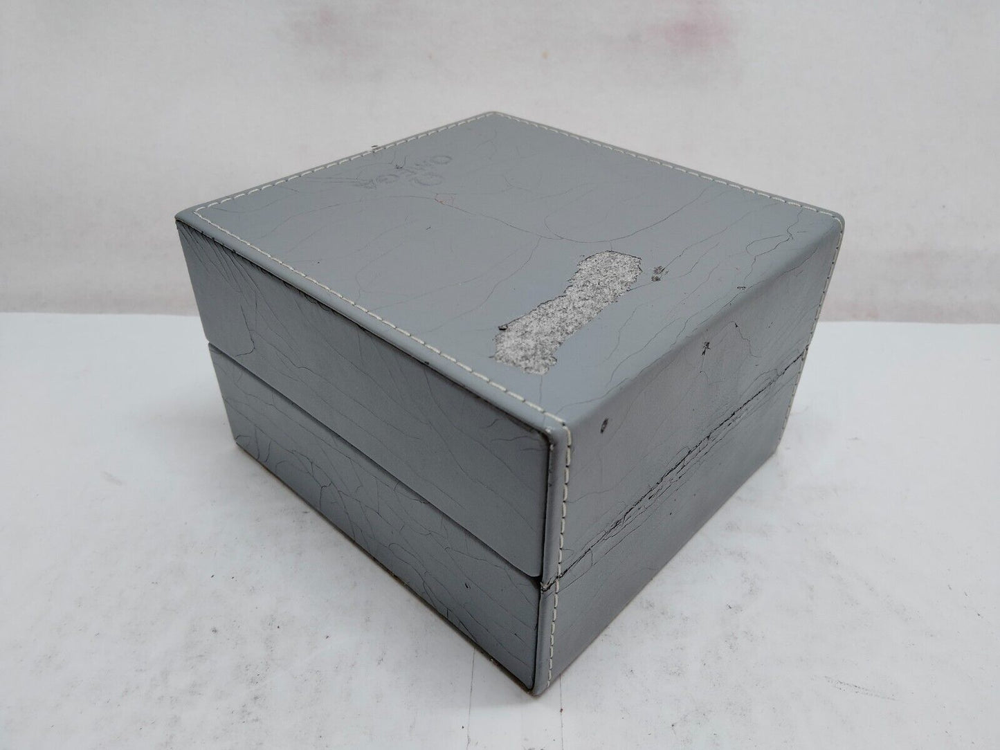 VINTAGE GENUINE OMEGA Speedmaster Seamaster Gray watch box case 230606002yS