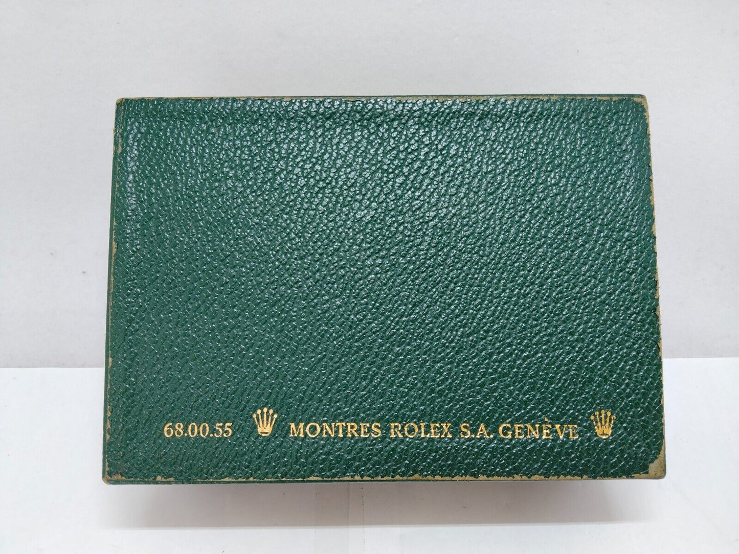 VINTAGE GENUINE ROLEX Green Watch Box Case 68.00.55 no inner cushion 0717009y2S