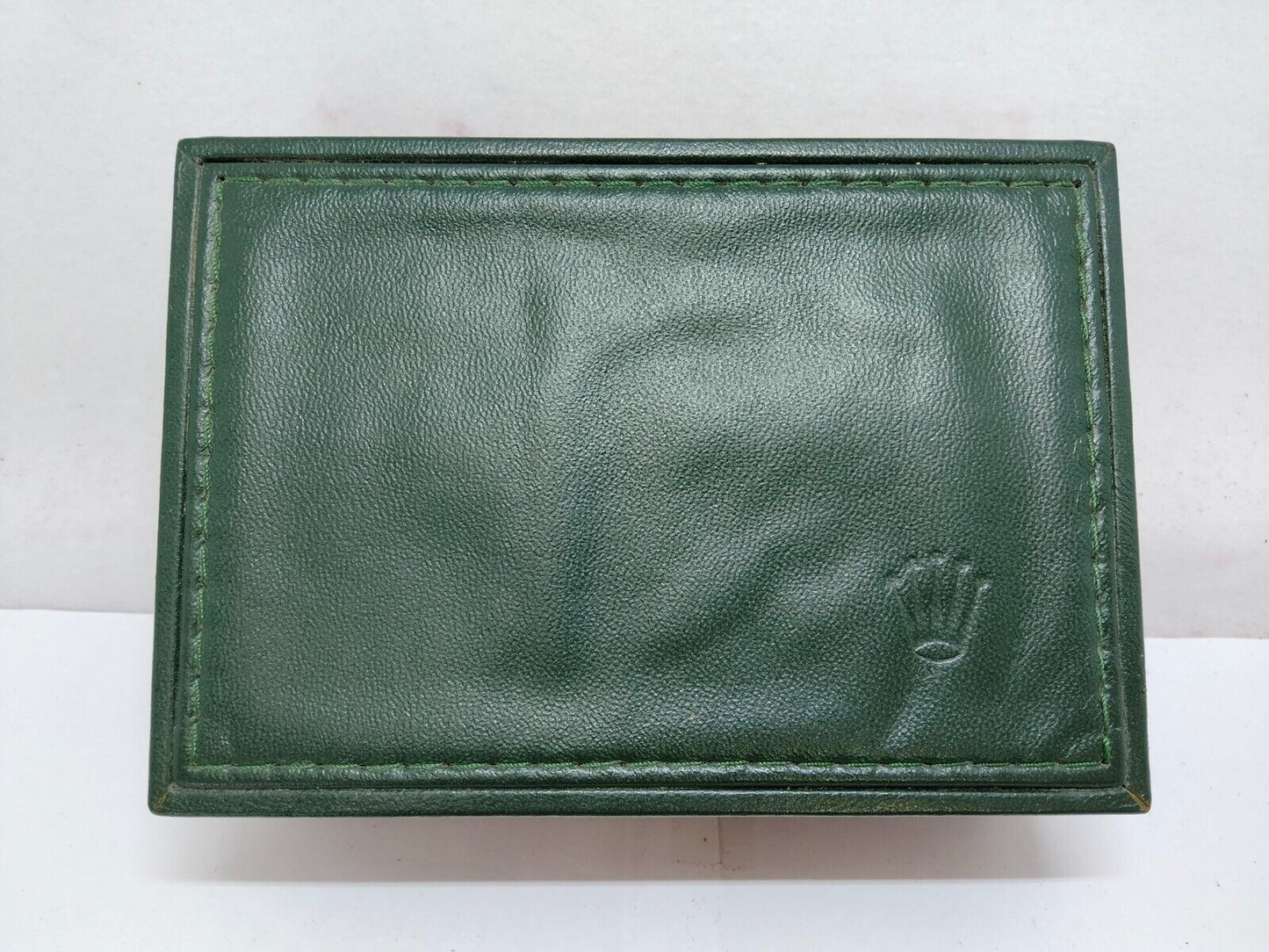 VINTAGE GENUINE ROLEX Green watch box case 68.00.2 no inner cushion 0921005yS