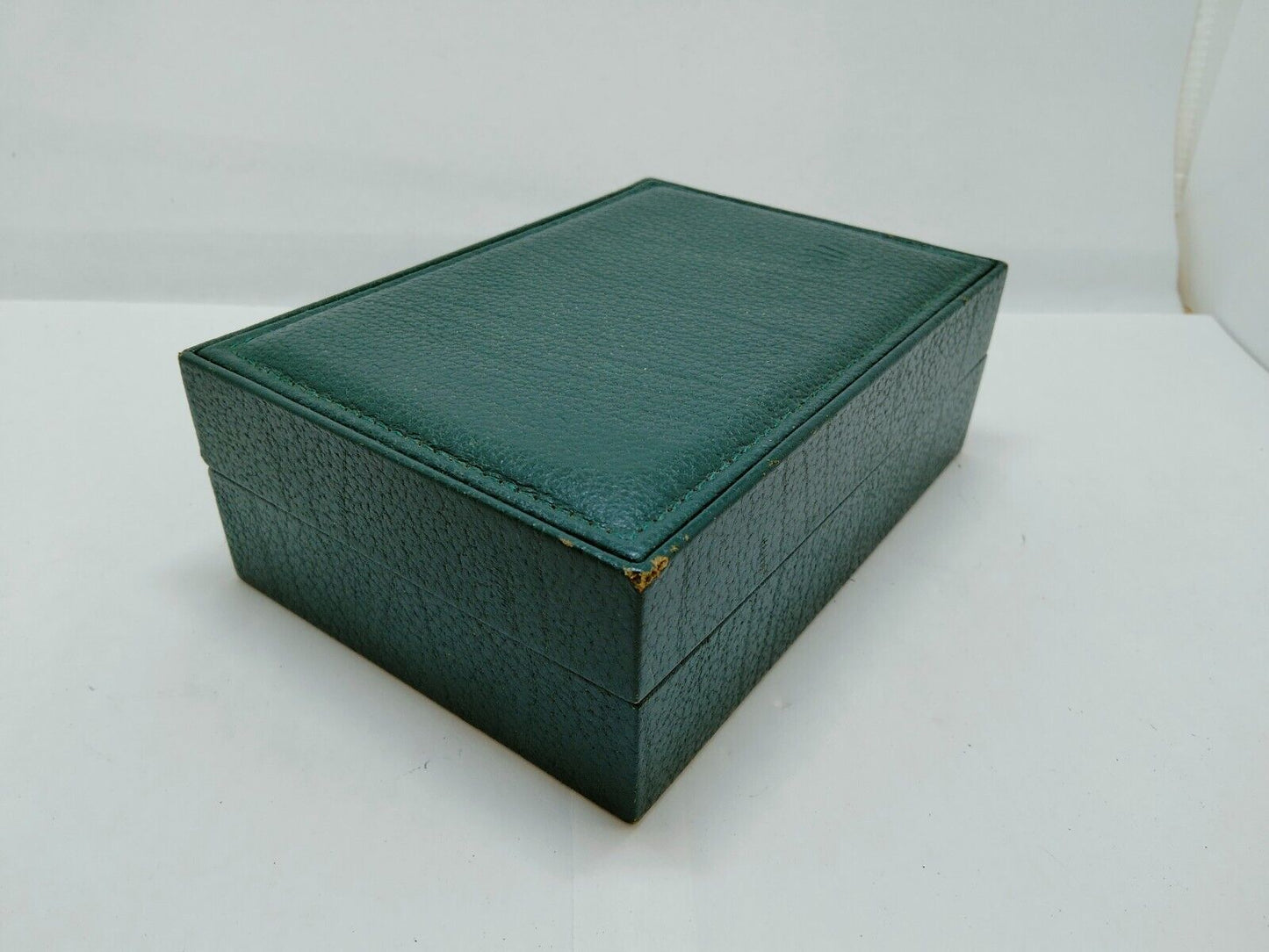 VINTAGE GENUINE ROLEX watch box case no inner cushion 68.00.01 green 0530001mS