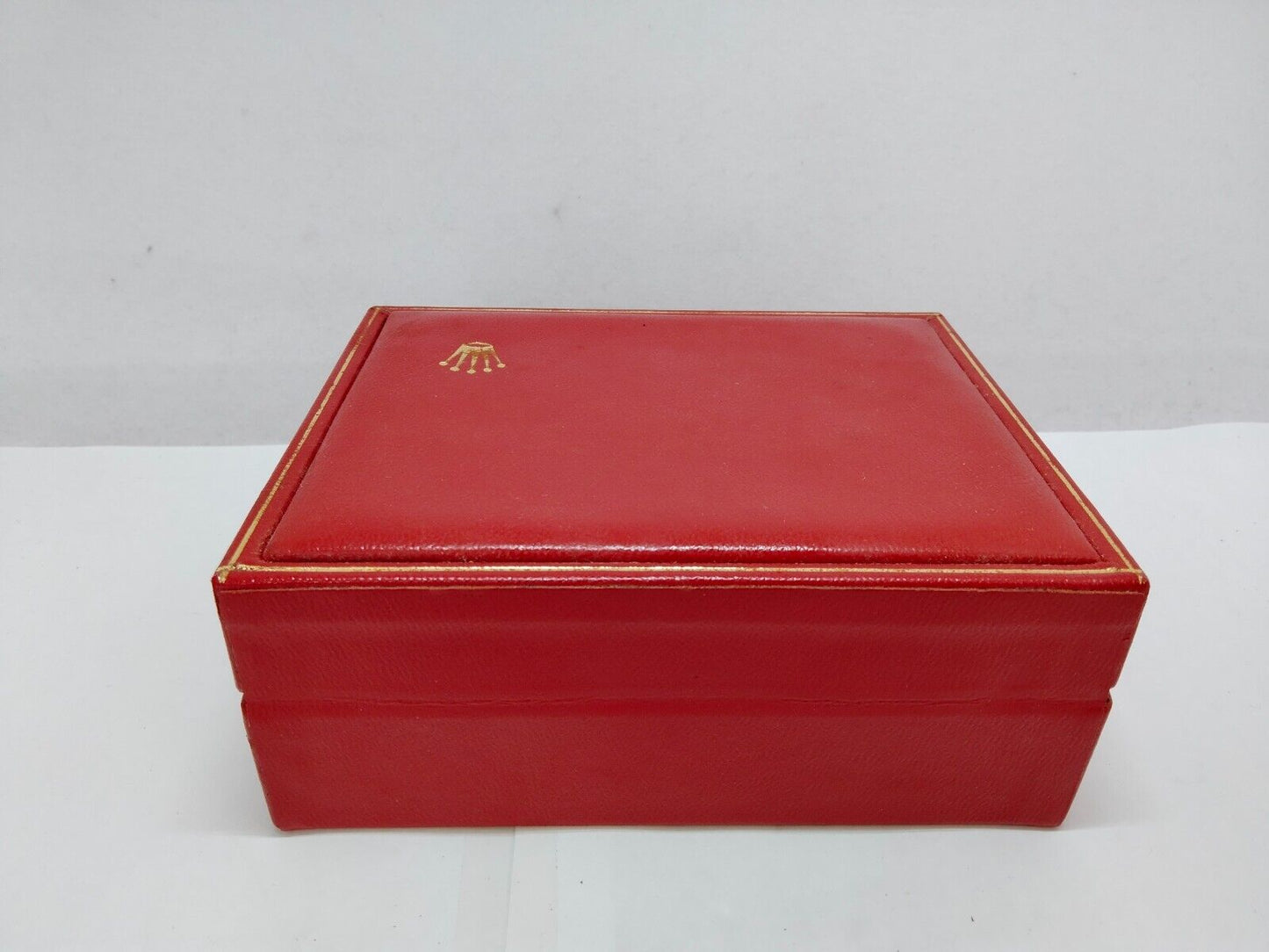 VINTAGE GENUINE ROLEX Red Watch box case 14.00.02 no inner cushion  0716002y28S