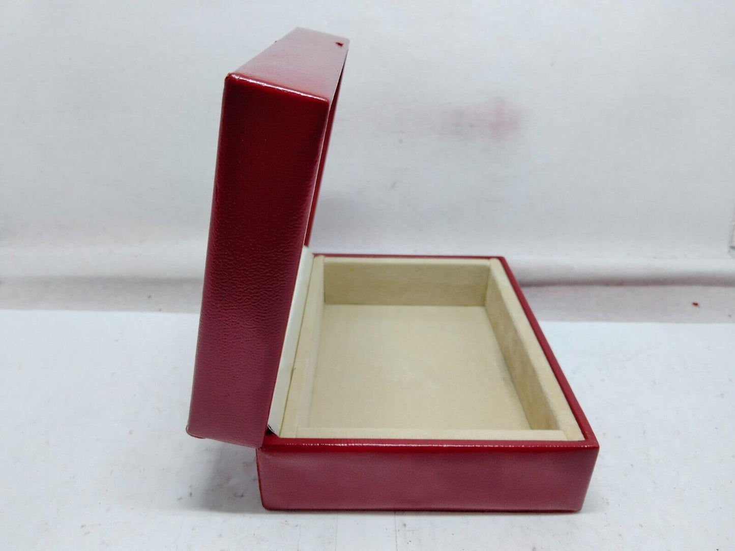 VINTAGE GENUINE ROLEX watch box case 14.00.02 Red wood no inner 230915007y3S