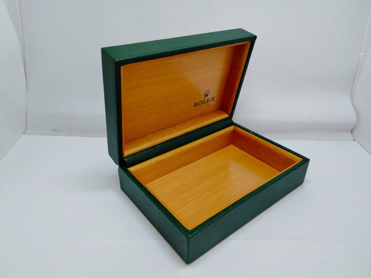 VINTAGE GENUINE ROLEX Green Watch Box Case 68.00.02 no inner cushion 0811002m6S