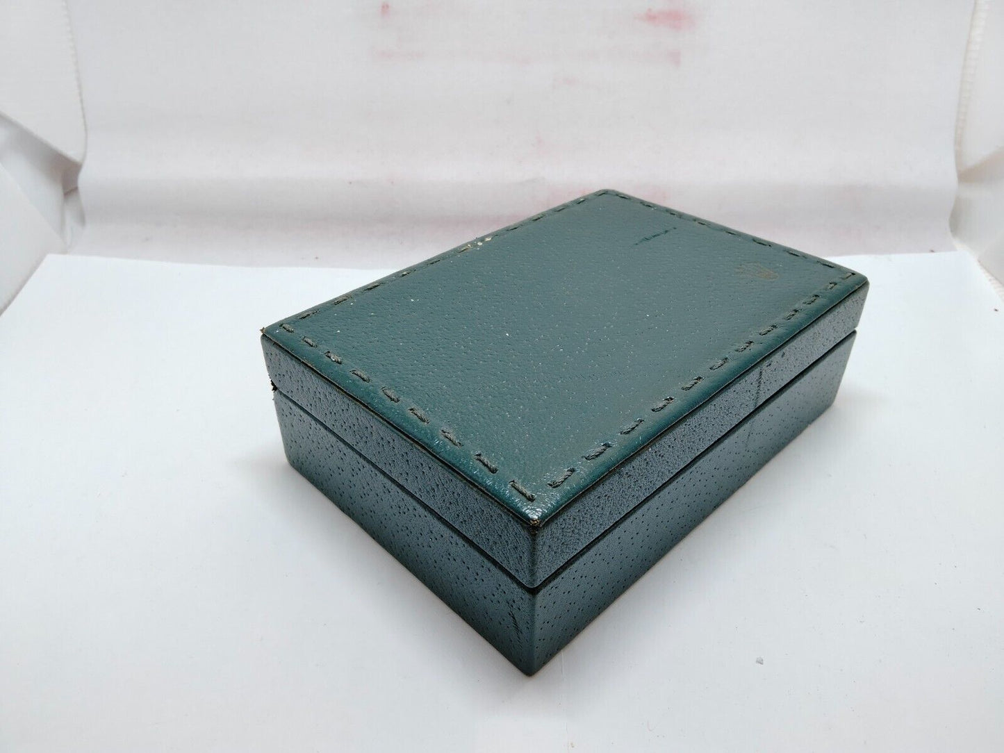 VINTAGE GENUINE ROLEX Green watch box case 68.00.3 no inner cushion 1029002y2S