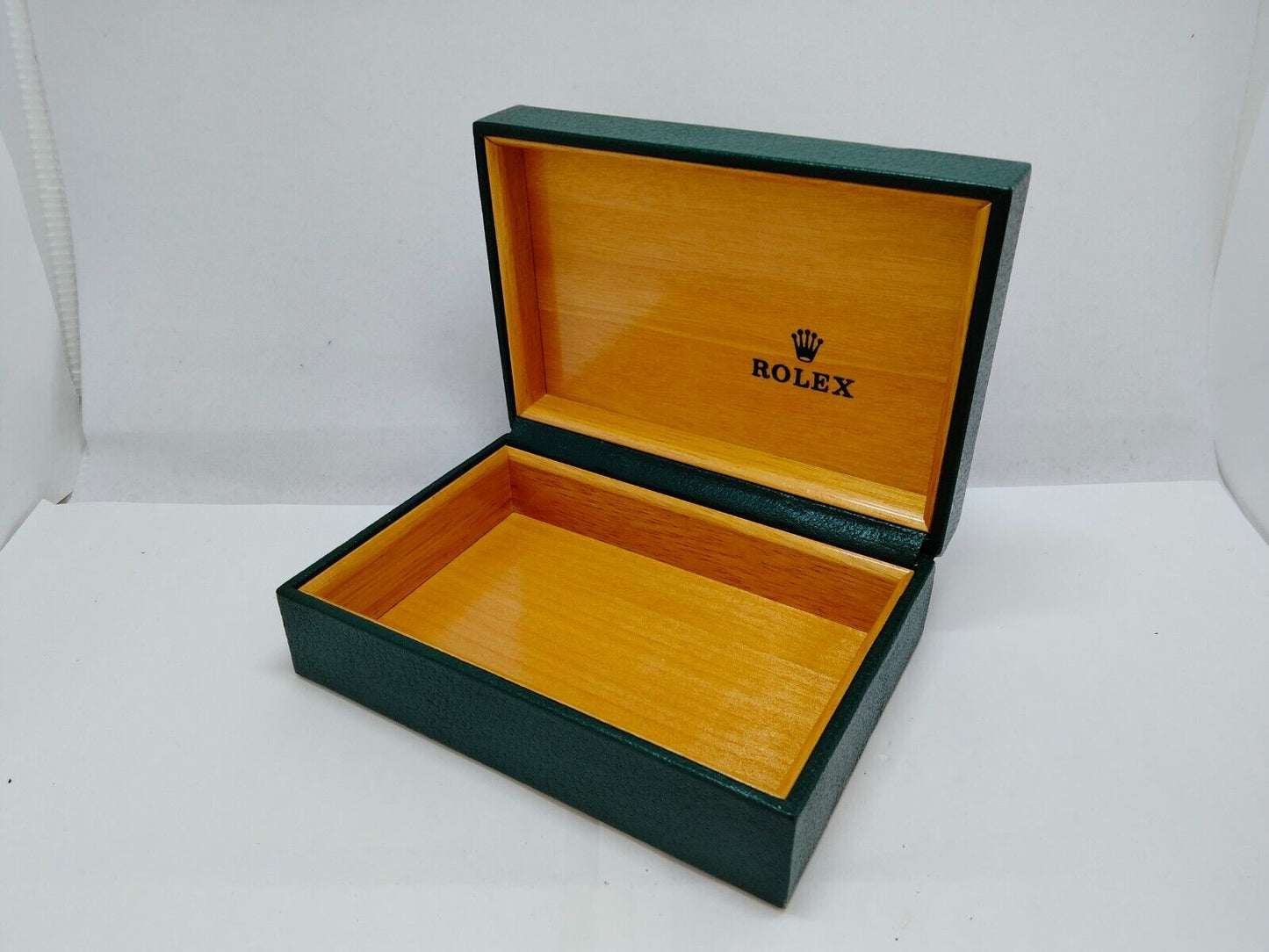 GENUINE ROLEX Green Watch box case 68.00.55 no inner cushion 0716002y23S