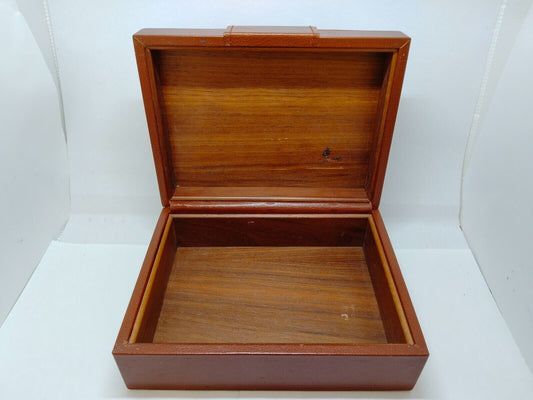 GENUINE ROLEX Day-Date watch box case wood brown leather 71.00.06 0606002yS