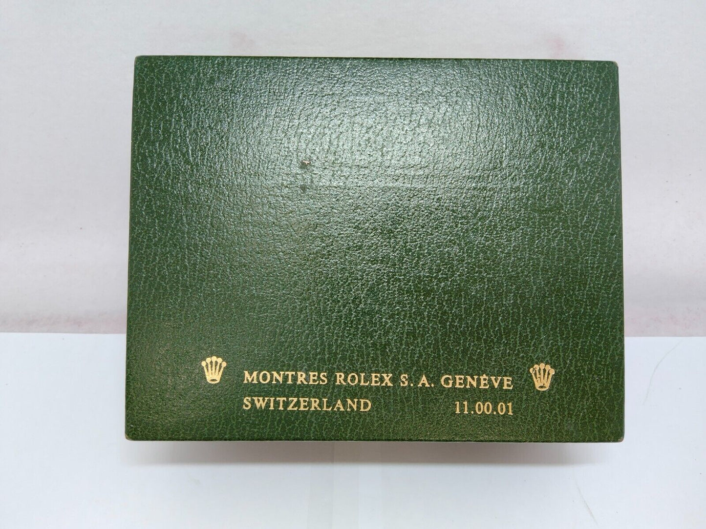 GENUINE ROLEX Green watch box case no inner cushion 11.00.01 1004001m2S