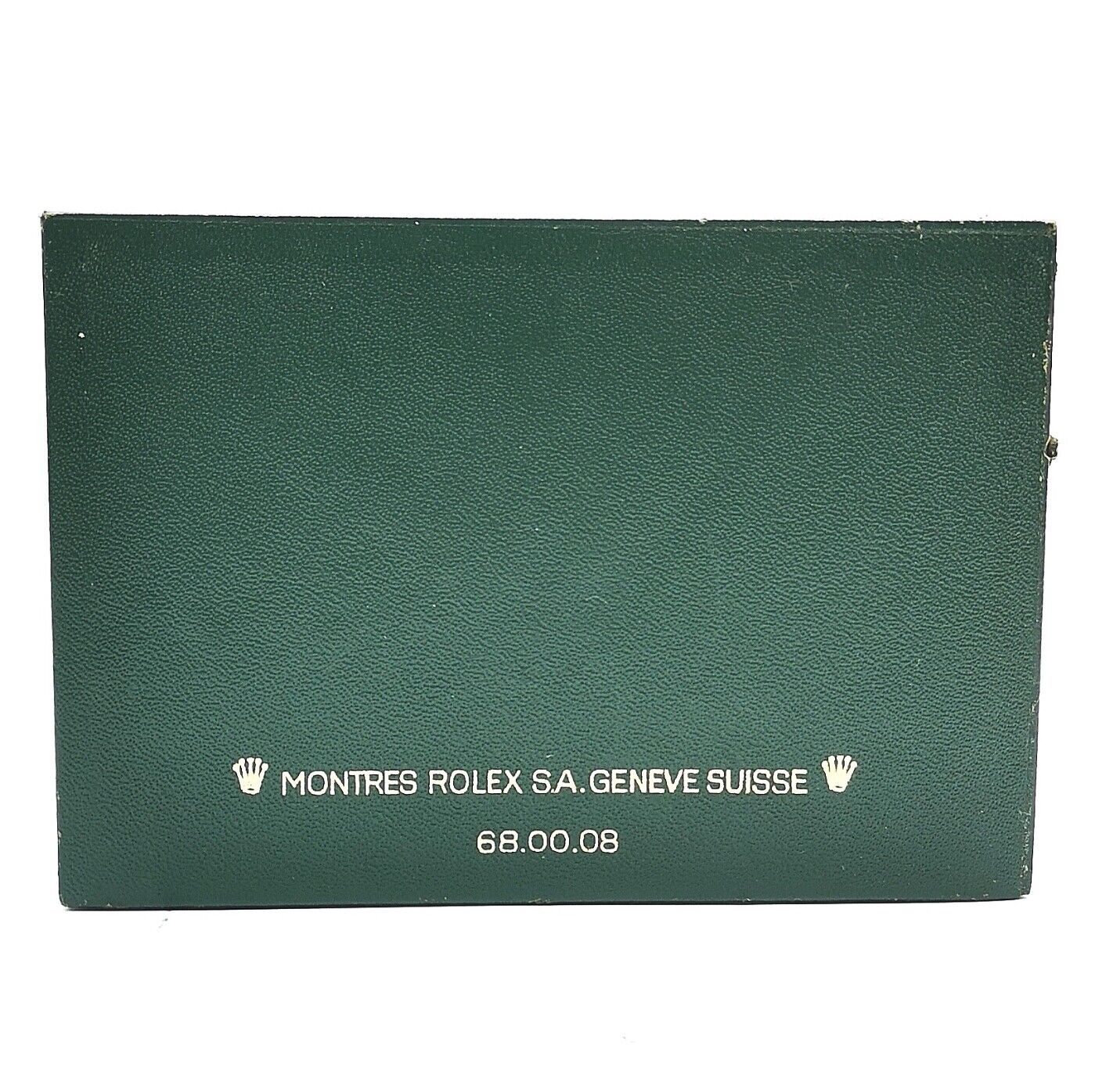 VINTAGE GENUINE ROLEX watch box case 68.00.08 no cushion Green 0425005ｍ1