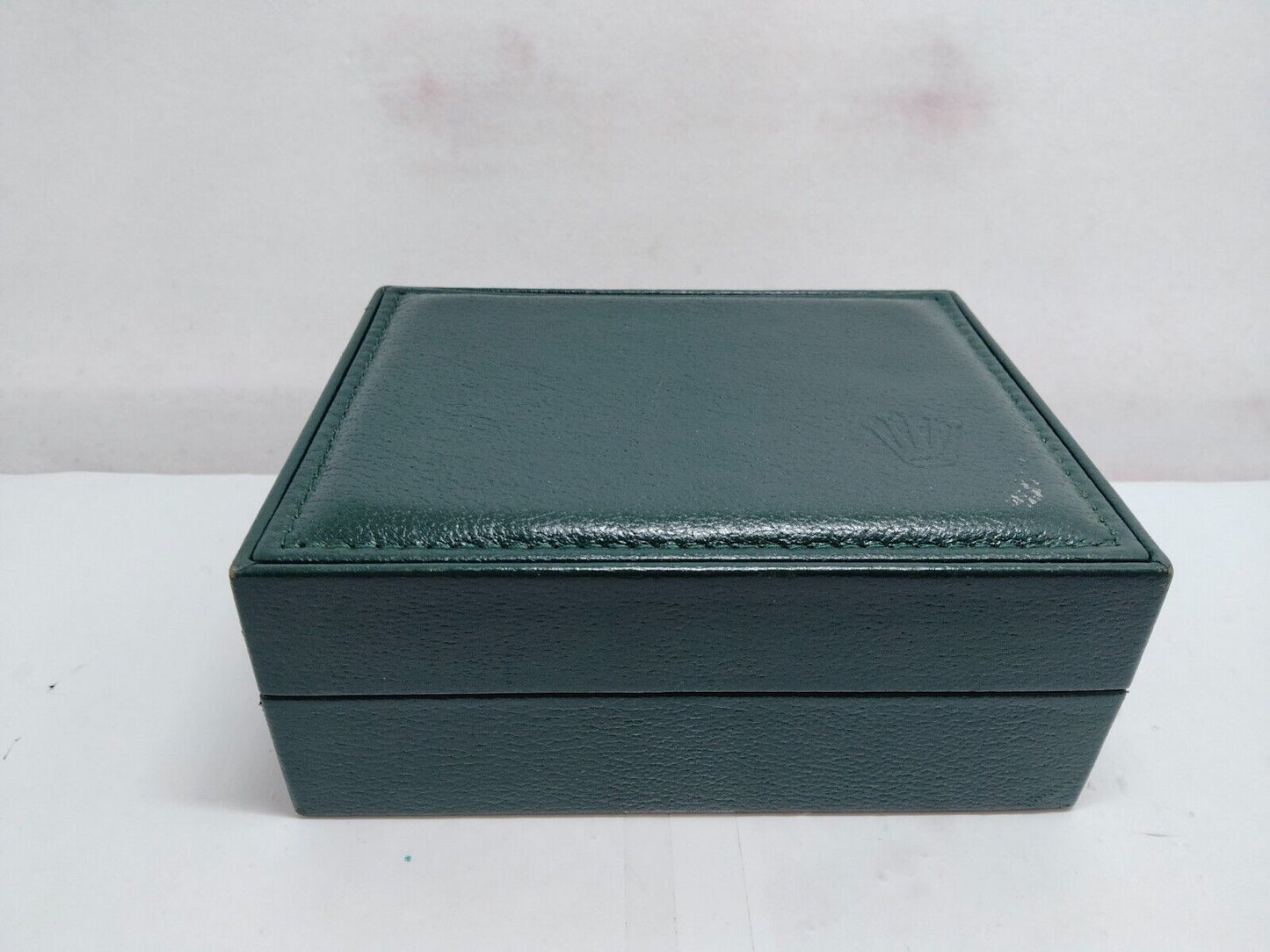 VINTAGE GENUINE ROLEX Green watch box case 11.00.01 no inner cushion 1223004y2S