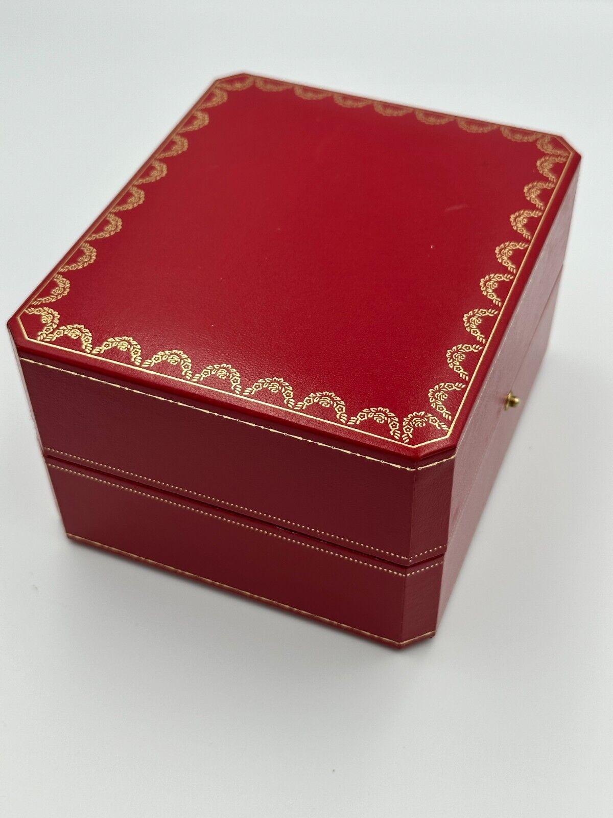 VINTAGE GENUINE CARTIER watch box case Booklet leather red CO 1018 240112002yA