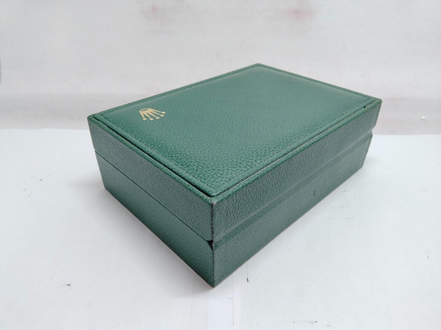 VINTAGE GENUINE ROLEX Green watch box case 68.00.08 no inner cushion 1223004y3S