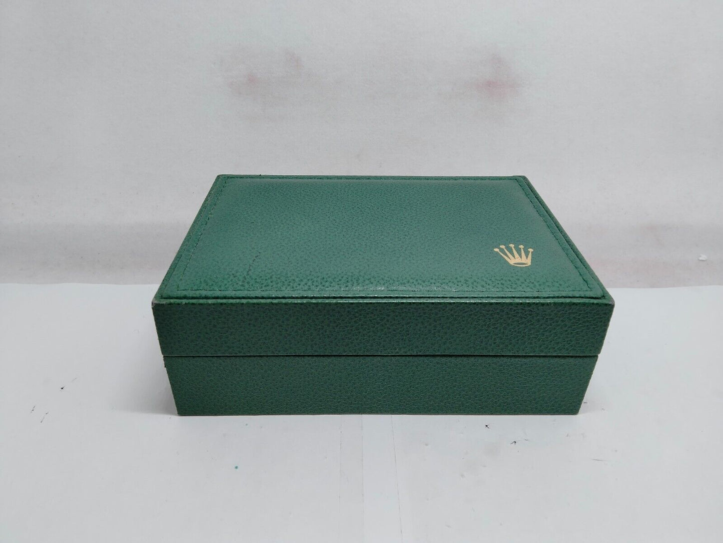 VINTAGE GENUINE ROLEX Green watch box case 68.00.08 no inner cushion 1223004y3S