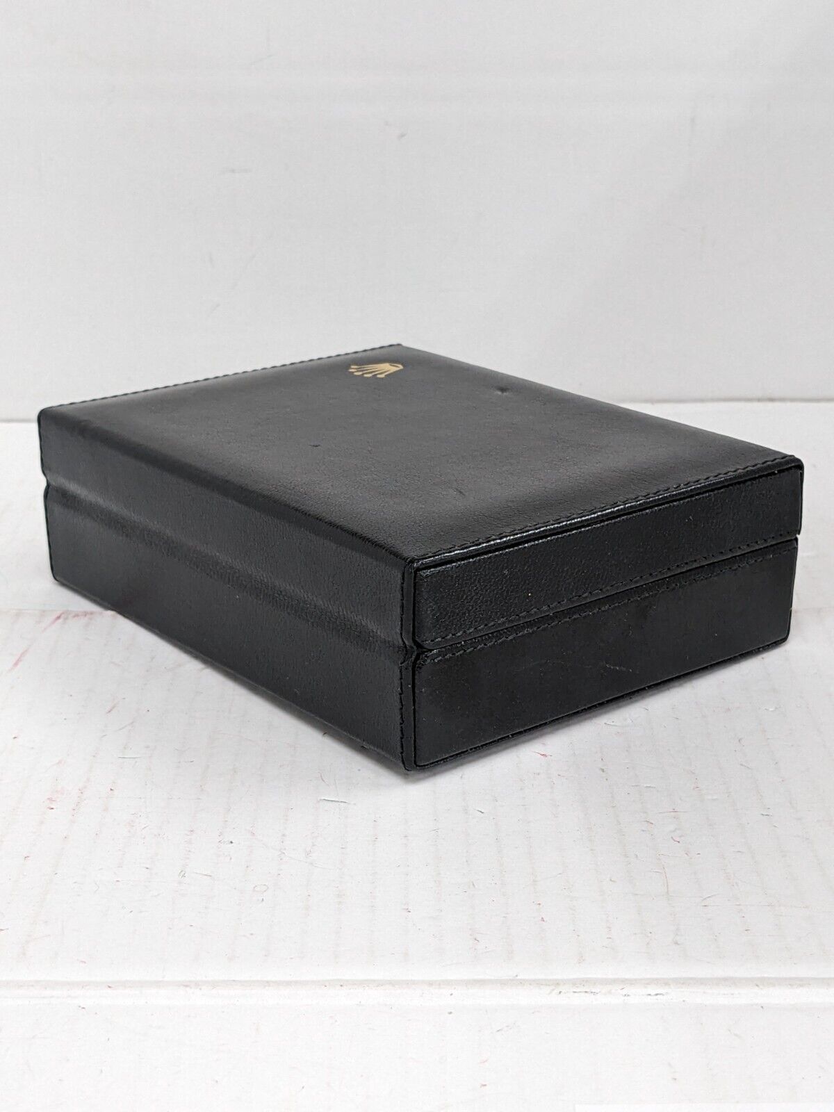 VINTAGE GENUINE ROLEX cellini watch box case 49.00.08 wood leather 230917005yS