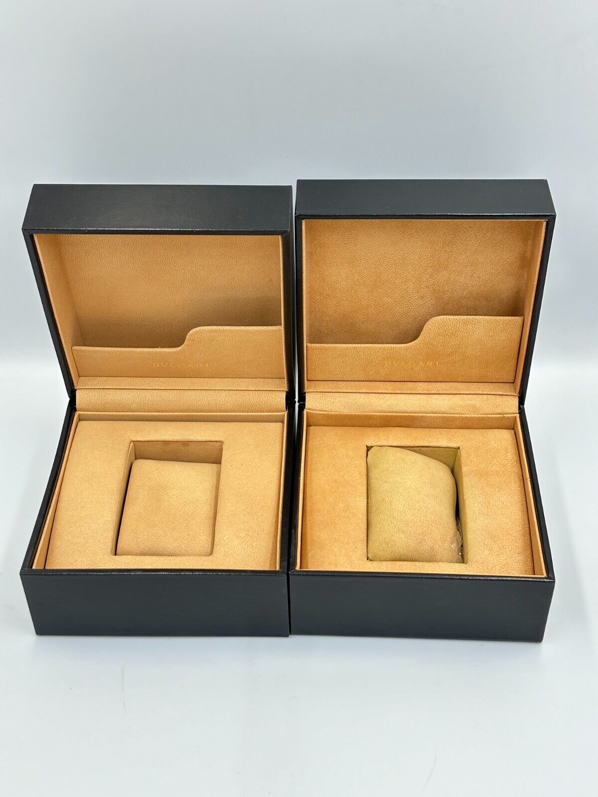 GENUINE BVLGARI Black watch box case warranty guarantee 4 set 240217002y1A