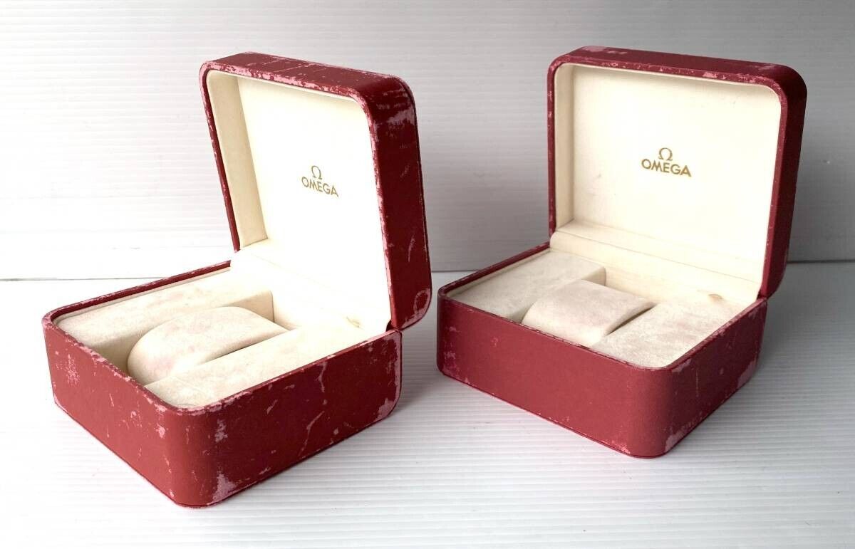 GENUINE OMEGA Speedmaster Seamaster inner watch box case 2 set 231113008yS