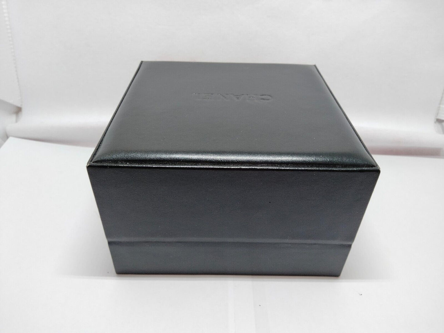 VINTAGE GENUINE CHANEL J12 watch case box box black leather 1111001e2S