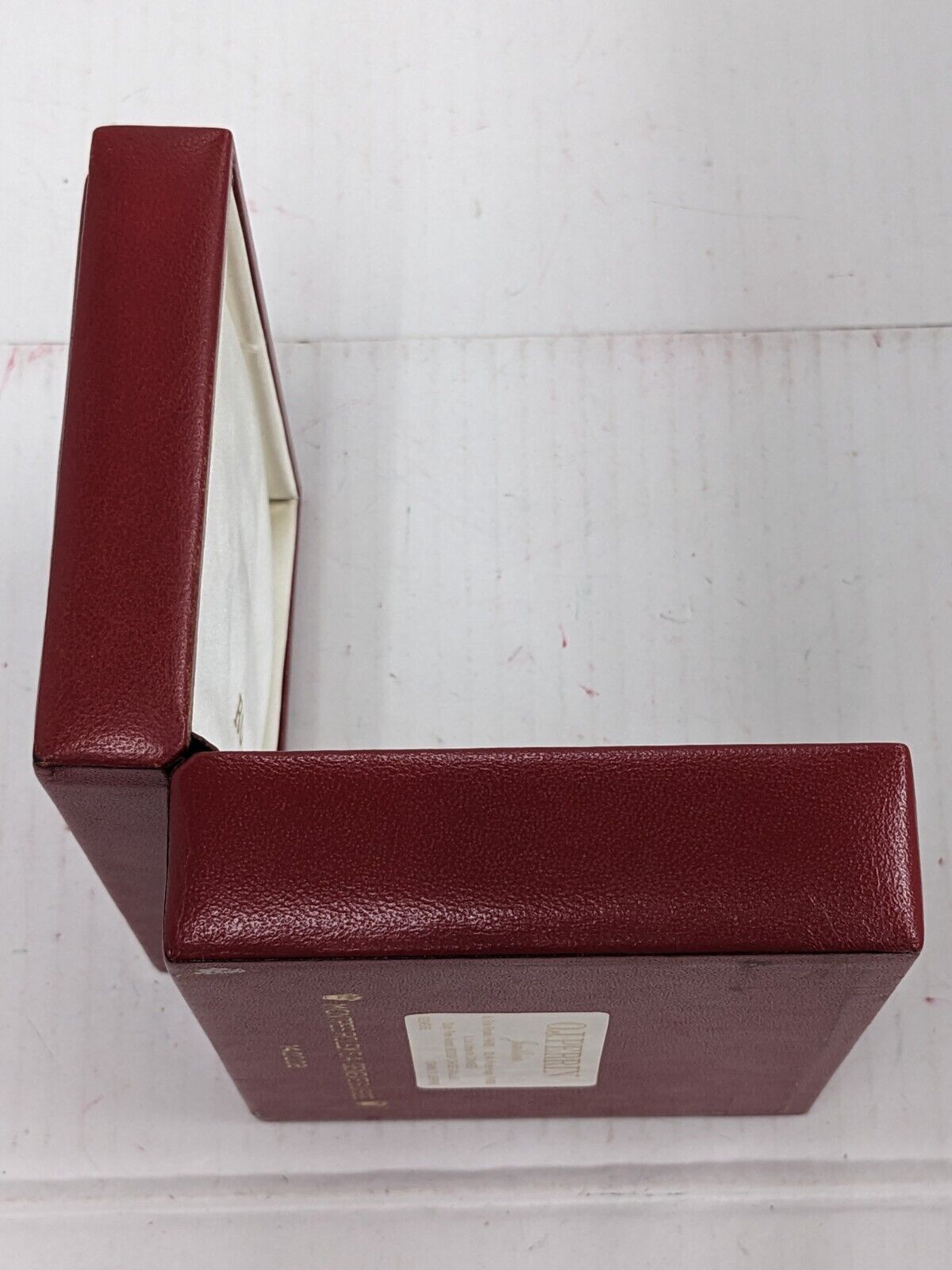 VINTAGE GENUINE ROLEX Red watch box case 14.00.08 no inner 230924012y10S