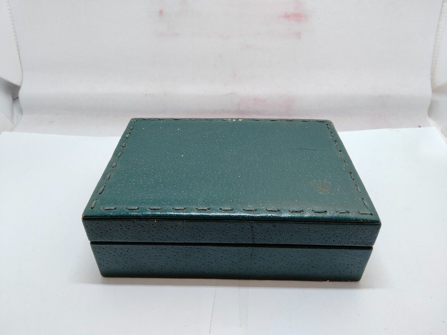 VINTAGE GENUINE ROLEX Green watch box case 68.00.3 no inner cushion 1029002y2S