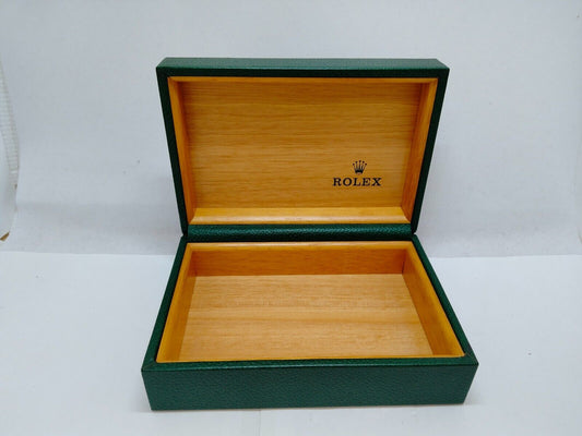 GENUINE ROLEX Datejust Watch Box Green no inner cushion 68.00.02 0716002y7S