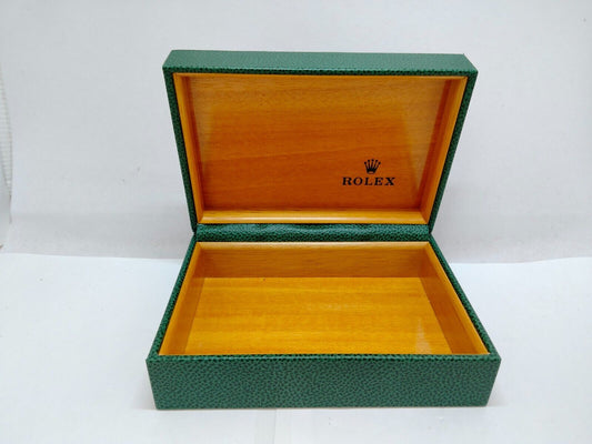 GENUINE ROLEX Green Watch Box case 68.00.55 no inner cushion 0716002y24S