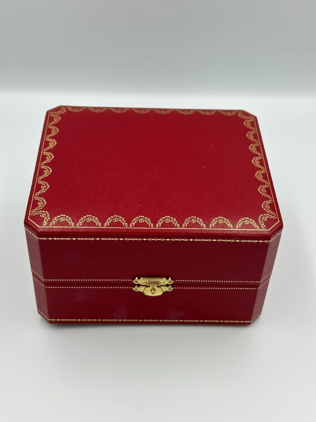 VINTAGE GENUINE Cartier Red COWA 0043 watch box case booklet DVD 240115006yA