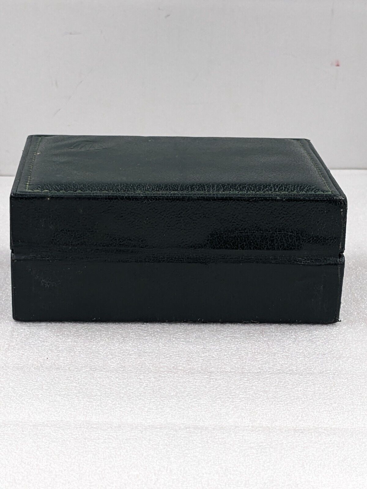 VINTAGE GENUINE ROLEX Green watch box case 11.00.01 leather junk 231109001y3S