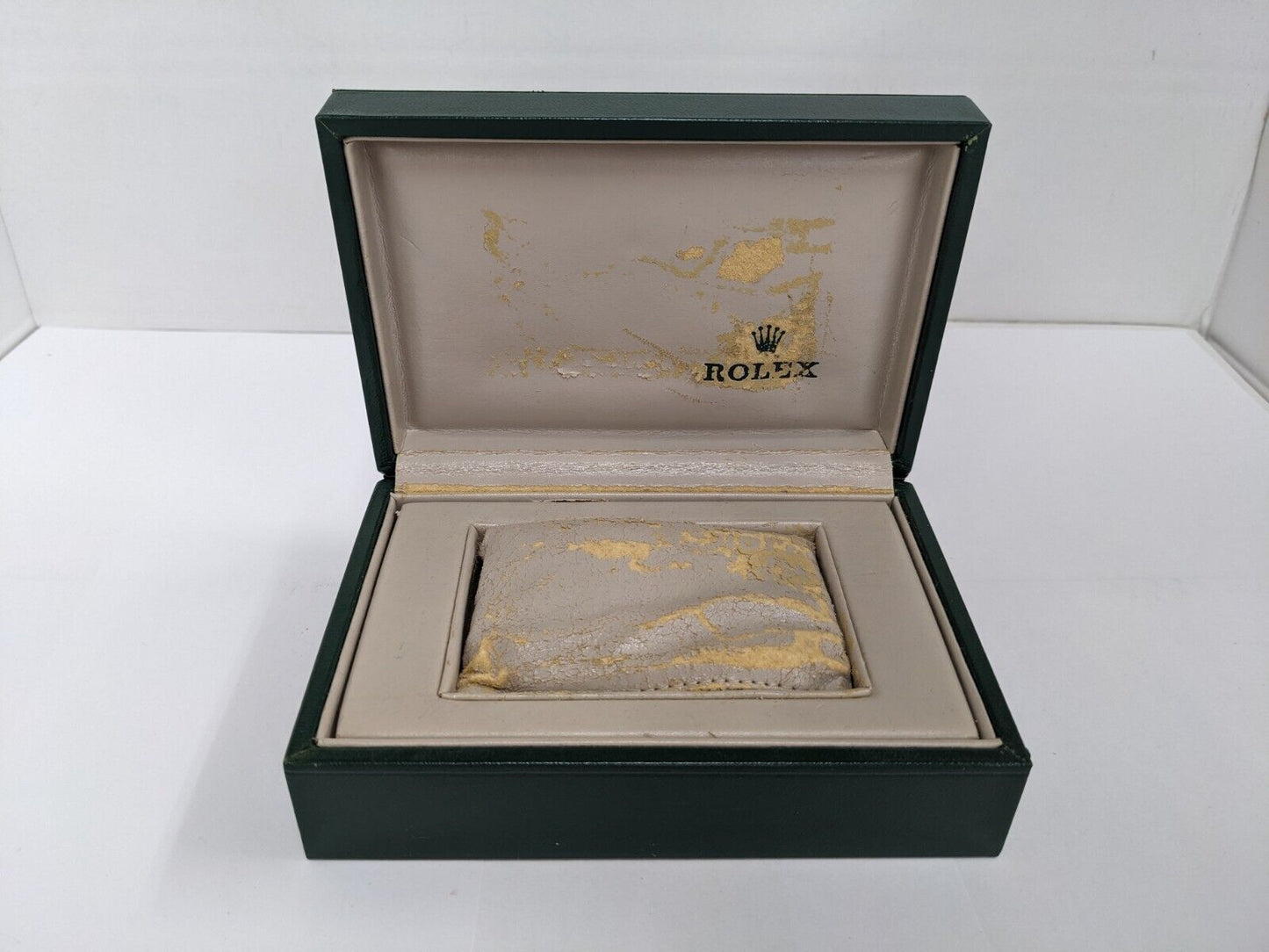 VINTAGE GENUINE ROLEX 16014 Datejust green watch box case 68.00.2 231029005y