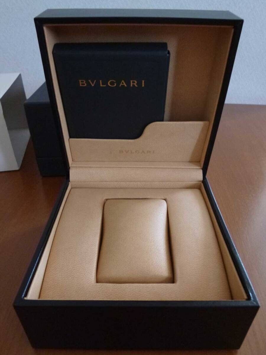 VINTAGE GENUINE BVLGARI watch box case warranty guarantee paper 230930005yS