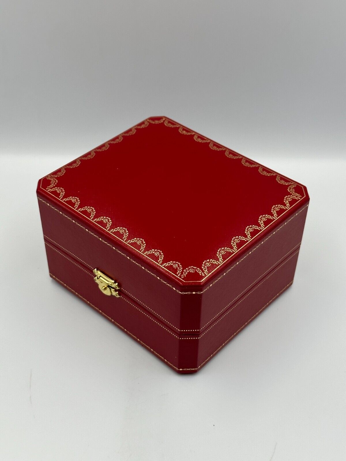 VINTAGE GENUINE CARTIER watch box case wood COWA 0043 Booklet DVD 240218007yA