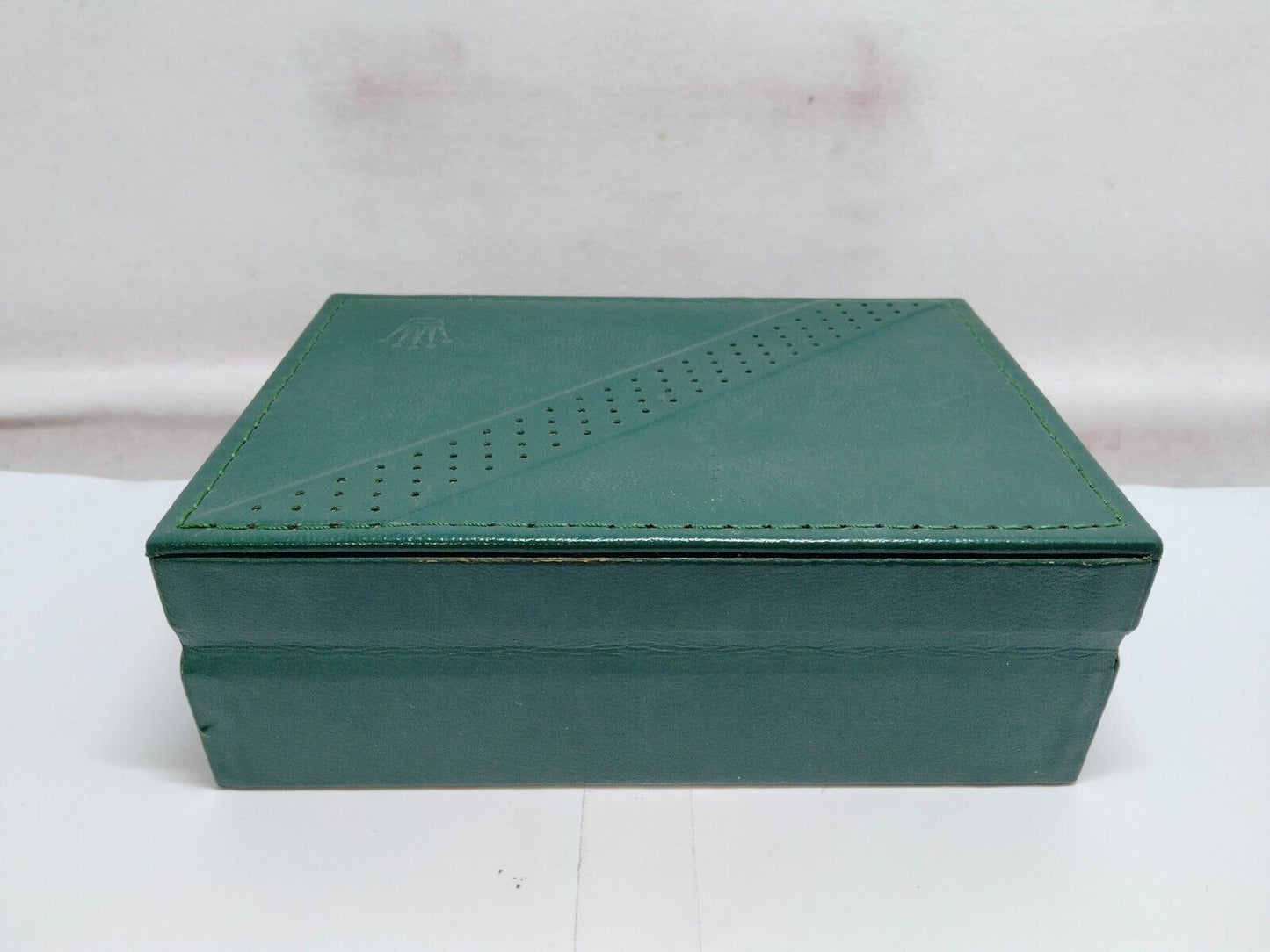 VINTAGE GENUINE ROLEX Green watch box case 68.00.2 no inner wood 230705001y3S