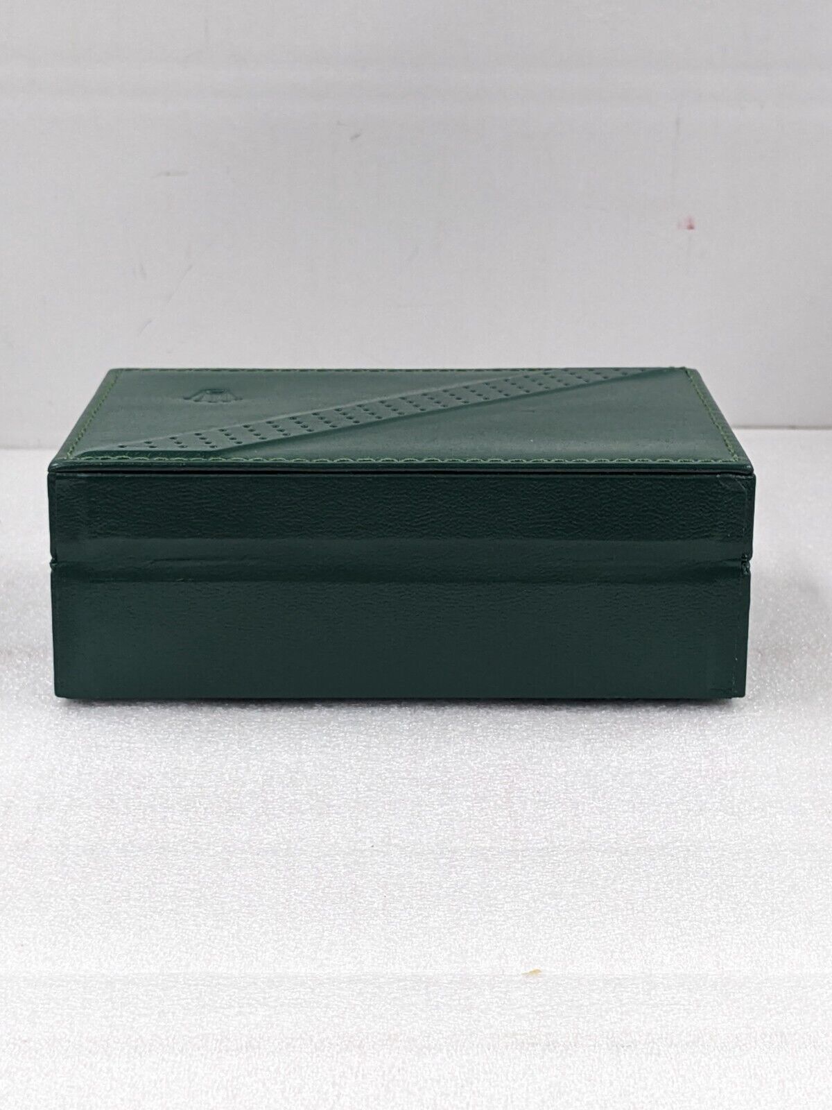 VINTAGE GENUINE ROLEX Green watch box case 68.00.06 no inner wood 231109004y10S