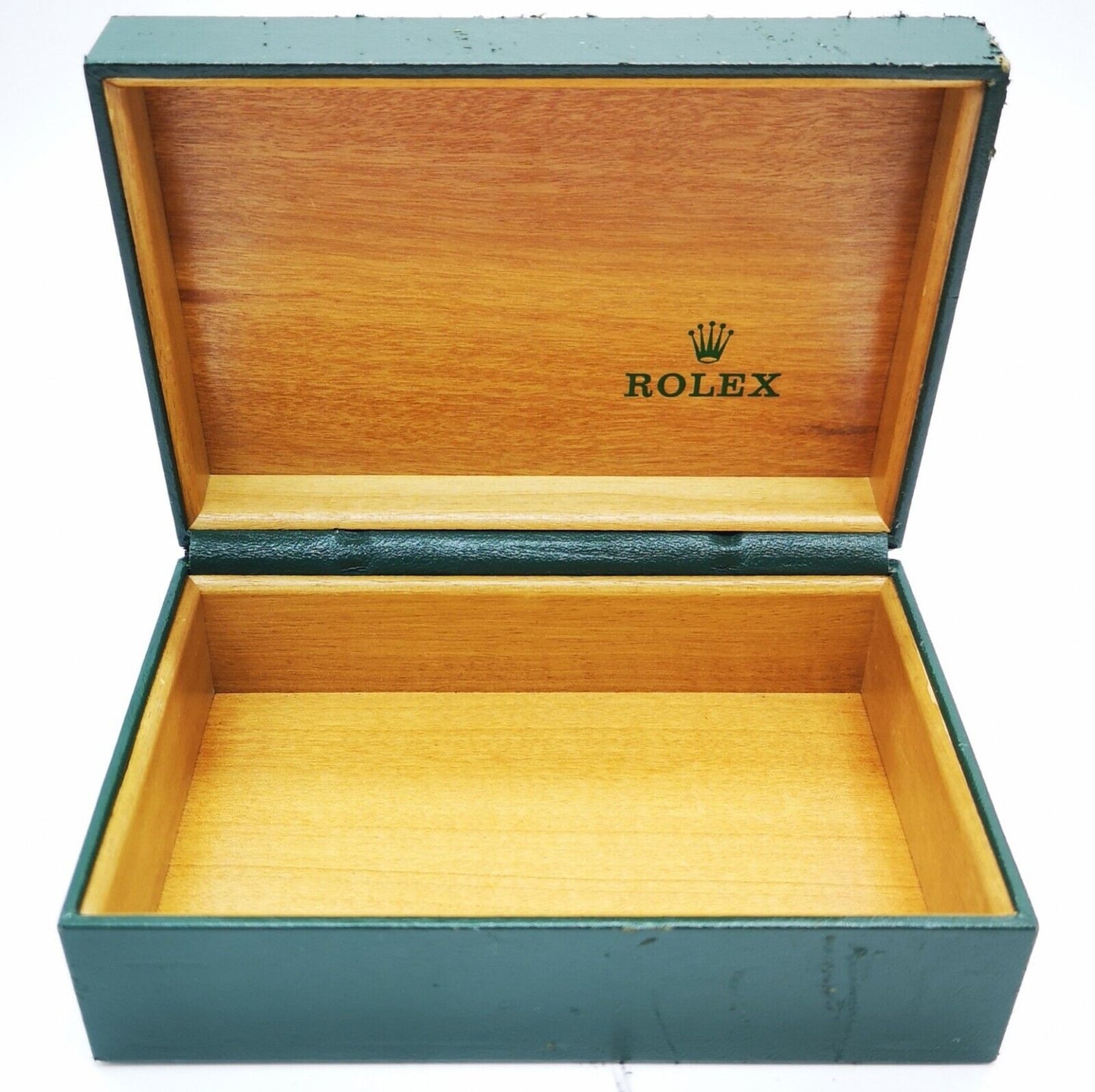 VINTAGE GENUINE ROLEX watch box case 68.00.08 no cushion Green 0425005ｍ1