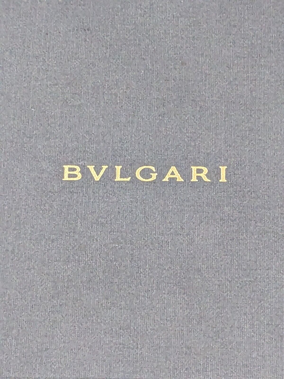 VINTAGE GENUINE BVLGARI watch box case booklet warranty guarantee 231010001yS