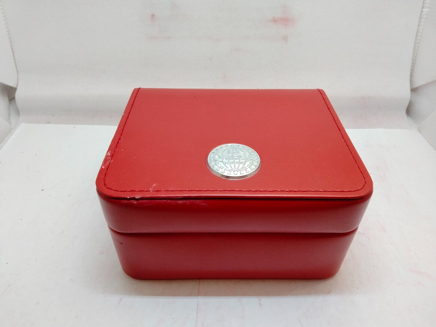 VINTAGE GENUINE OMEGA Speedmaster Seamaster watch box case Booklet red 1029002mS