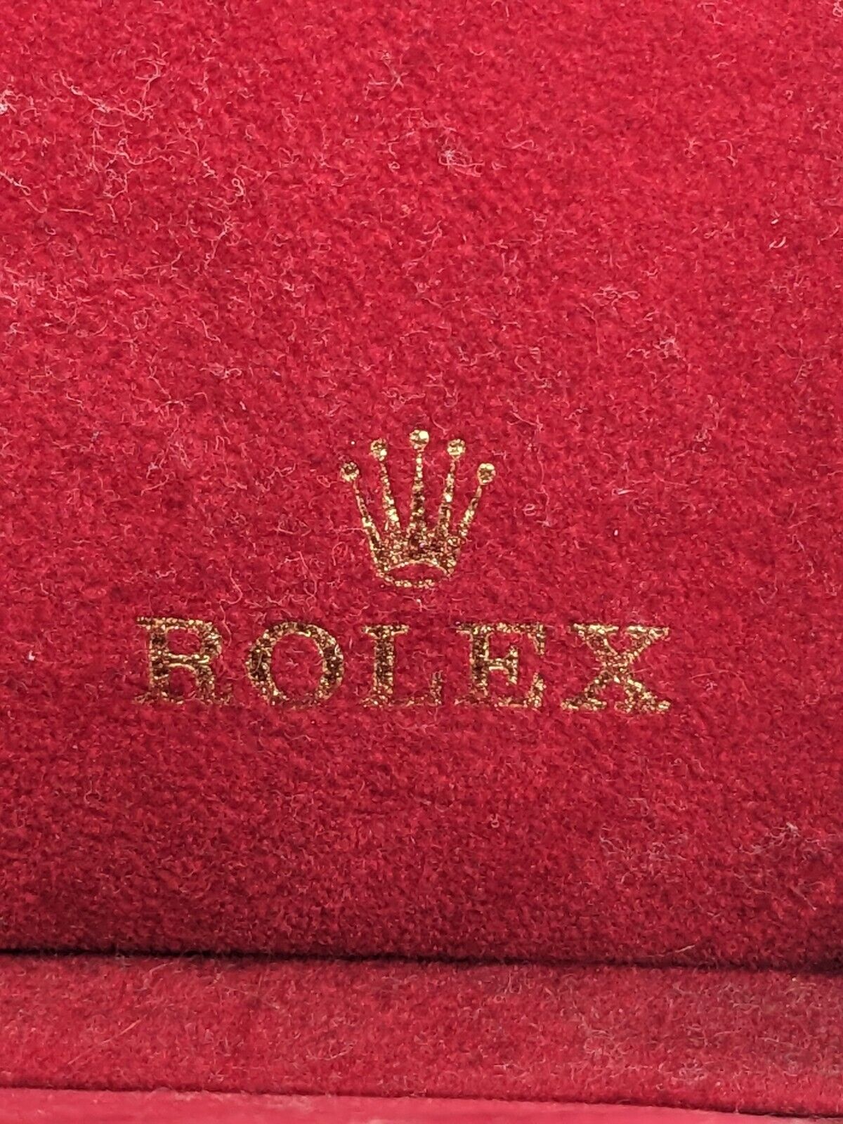 VINTAGE GENUINE ROLEX red watch box case 14.00.08 no inner junk 230906003y1S