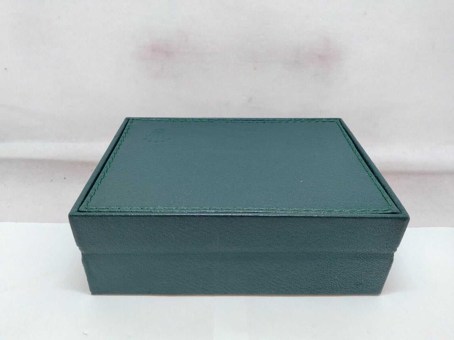 VINTAGE GENUINE ROLEX Green watch box case wood leather no inner 231213003y7S