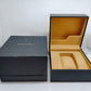 VINTAGE GENUINE BVLGARI watch box case Black wood leather 230612002yS