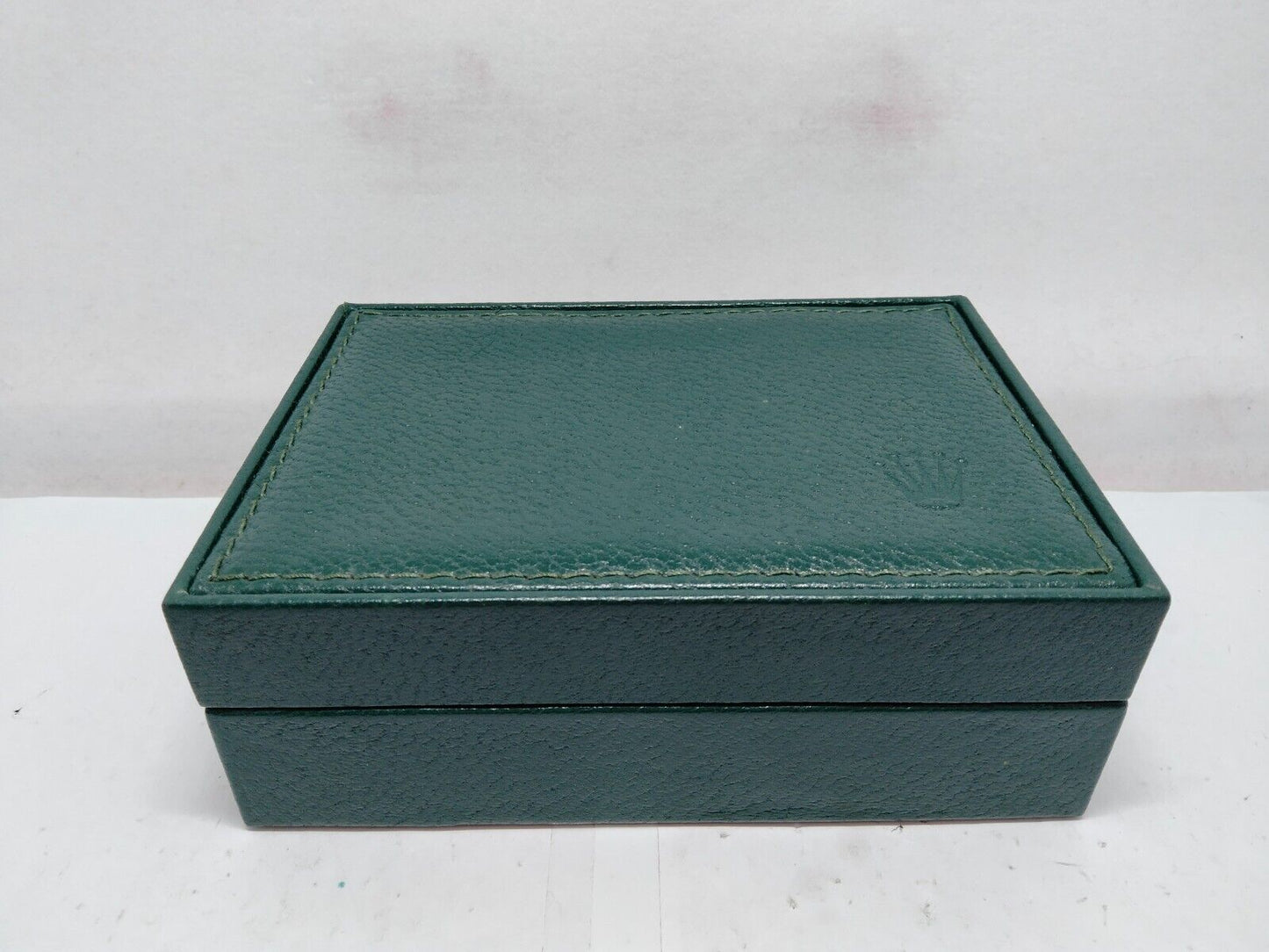 VINTAGE GENUINE ROLEX watch box case 68.00.55 wood no inner green 0208001y2S