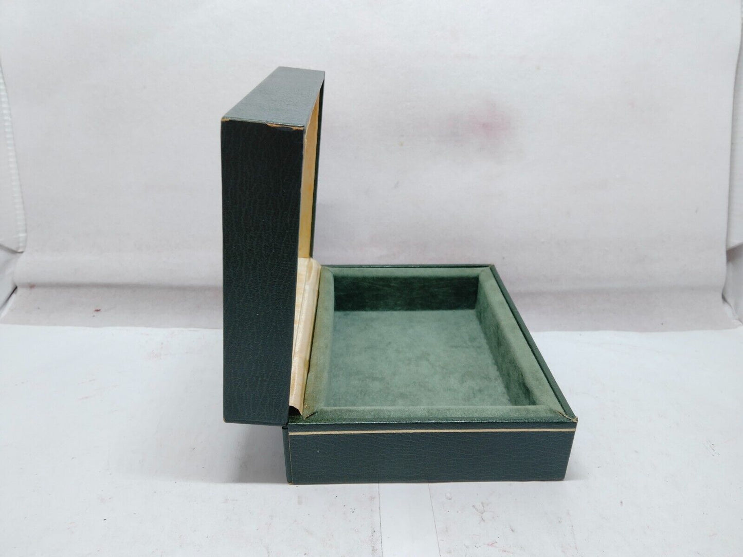 VINTAGE GENUINE ROLEX watch box case 11.00.91 Green wood no inner 231203007y2S