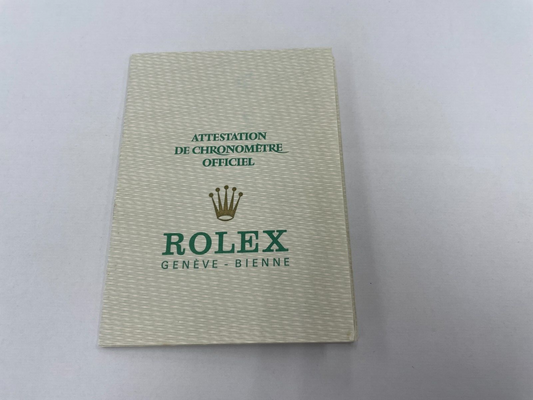 VINTAGE GENUINE ROLEX 2156725 watch warranty guarantee paper 1216002y6S