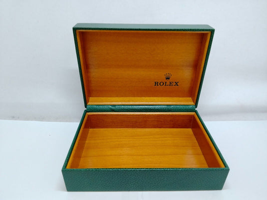 VINTAGE GENUINE ROLEX green watch box case 68.00.08 no inner cushion 0811002m7S